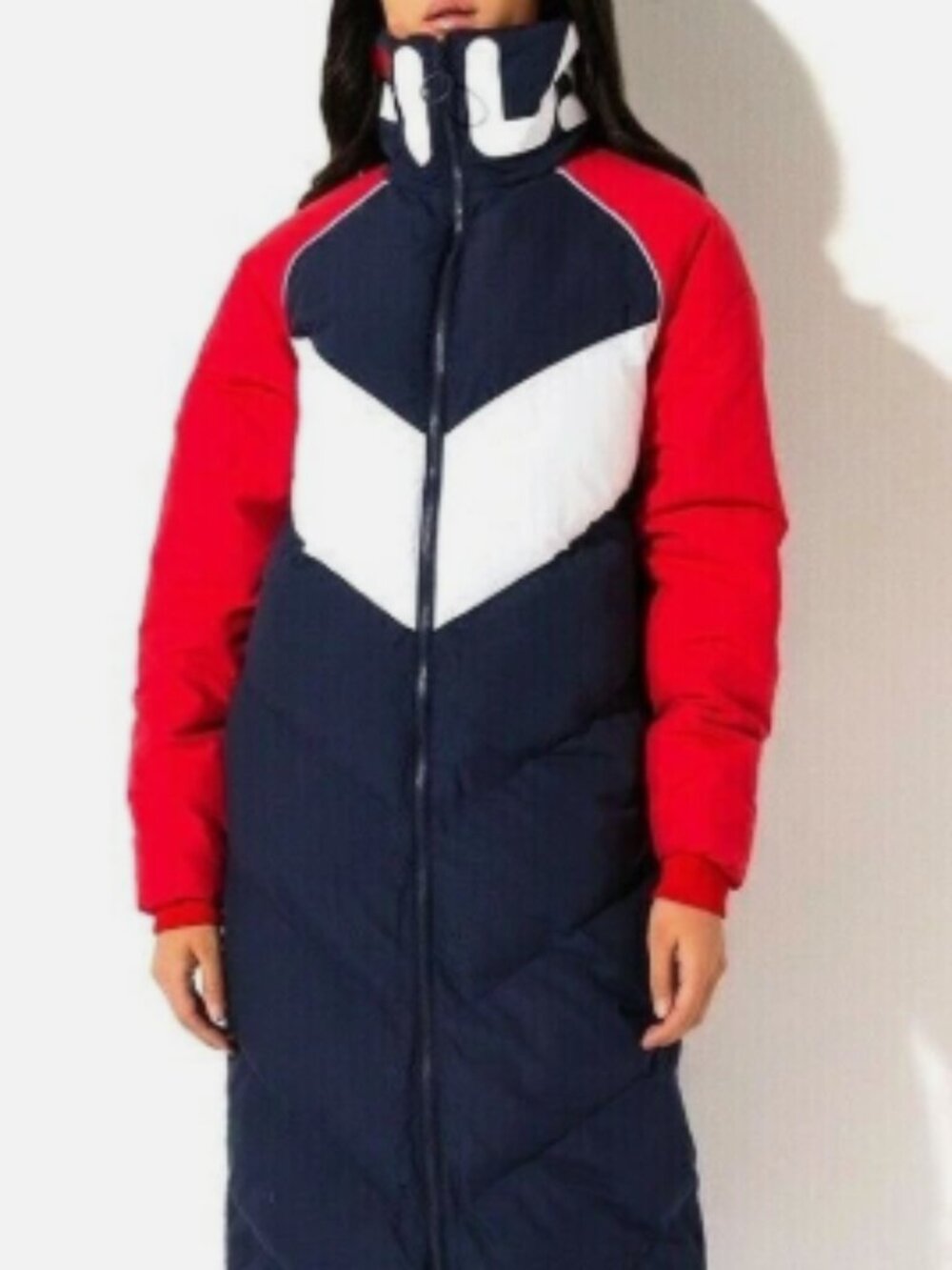 FILA KEON LONGLINE RUNWAY VOGUE PARKA PUFFER WOMEN JACKET